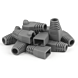 DANICOM Dźwigar kablowy RJ45 szary - 10 sztuk