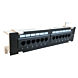 Panel krosowy ścienny CAT6a UTP - 12 portów