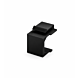 Zamykacze bram Keystone, zestaw 4 szt., czarne