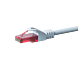 Kabel krosowy UTP CAT6 1m biały - 100% miedź