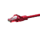 Kabel krosowy UTP CAT6 1,50m czerwony - 100% miedź