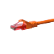 Kabel krosowy UTP CAT6 7,5m pomarańczowy - 100% miedź
