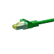 Kabel krosowy Cat7 S/FTP (PIMF) 0,25 m zielony