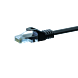 Kabel krosowy UTP CAT5e 0,25 m czarny - CCA