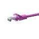 Kabel krosowy UTP CAT6 1m różowy - CCA