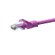 Kabel krosowy UTP CAT5e 5m różowy - 100% miedź