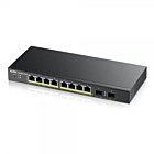 Zyxel 8-portowy GS1900 inteligentny zarządzany przełącznik PoE+
