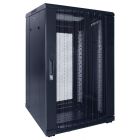 Szafa serwerowa 18U z drzwiami perforowanymi 600x600x1000mm (szer. x gł. x wys.)