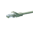 Kabel krosowy UTP CAT5e 0,25 m szary - 100% miedź