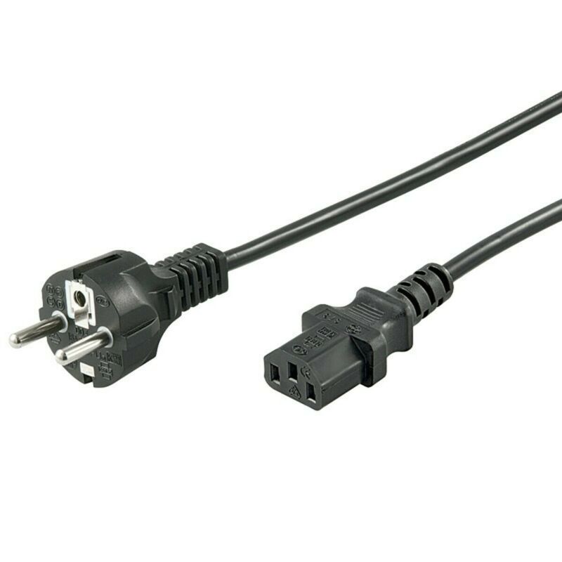 Kabel zasilający Schuko do C13 3m czarny
