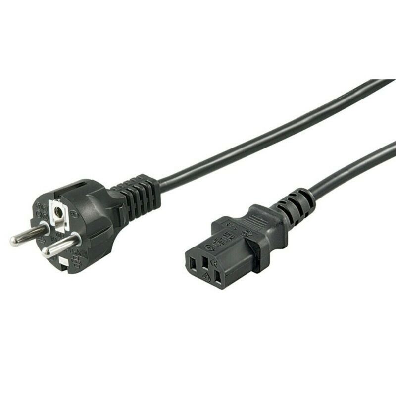 Kabel zasilający Schuko do C13 2m czarny