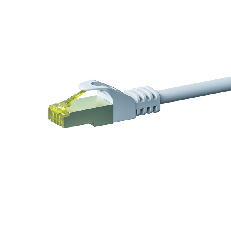 Kabel krosowy Cat7 S/FTP (PIMF) 5m biały