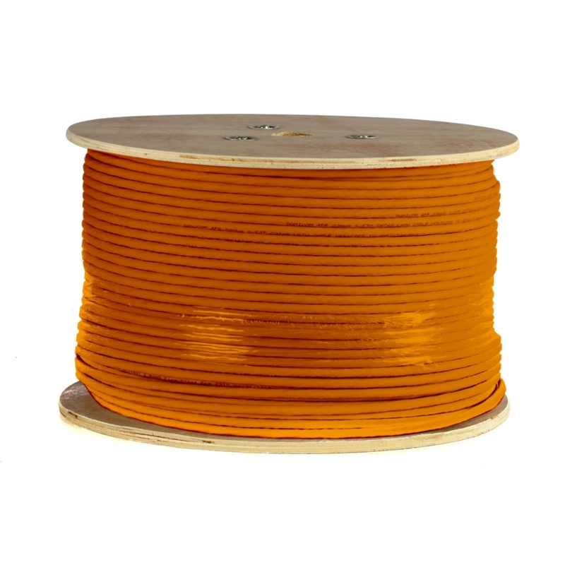 Kabel DANICOM CAT7 100% miedź S/FTP 305m na rolce sztywny - LSZH (Cca)