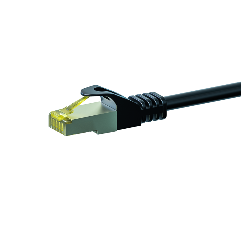 Kabel krosowy Cat7 S/FTP (PIMF) 50m czarny