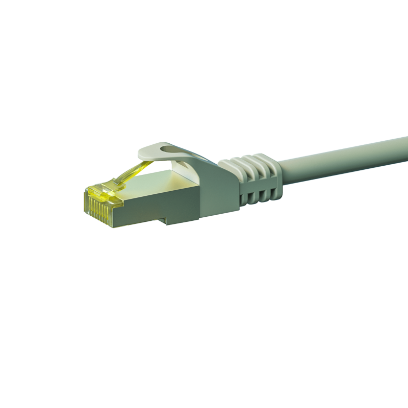 Kabel krosowy Cat7 S/FTP (PIMF) 1m szary