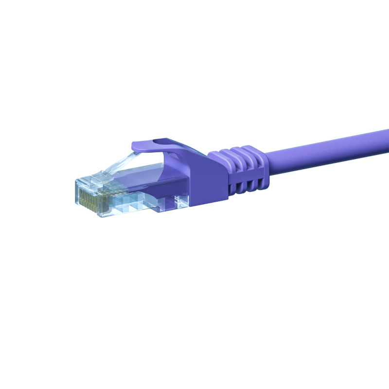 Kabel krosowy UTP CAT5e 1m fioletowy - CCA