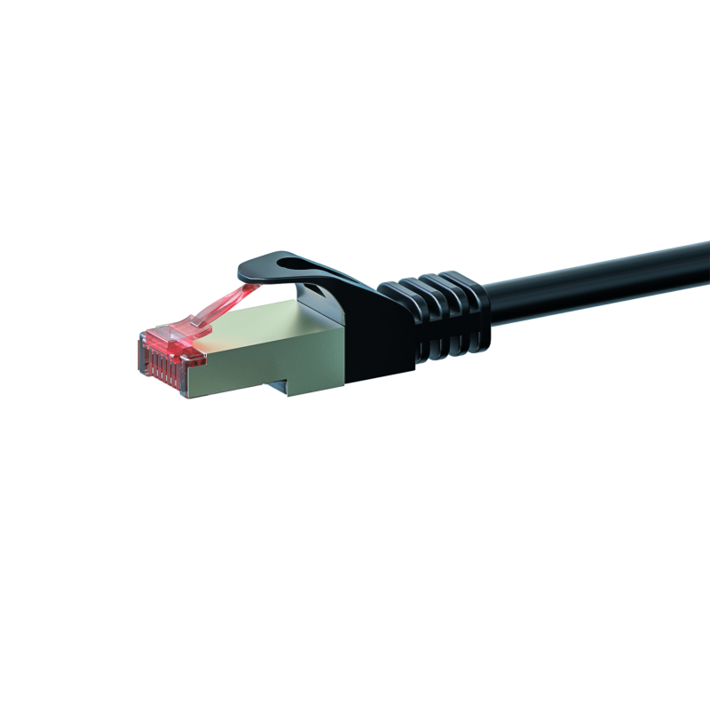 Kabel krosowy CAT6 S/FTP (PIMF) 3m czarny 