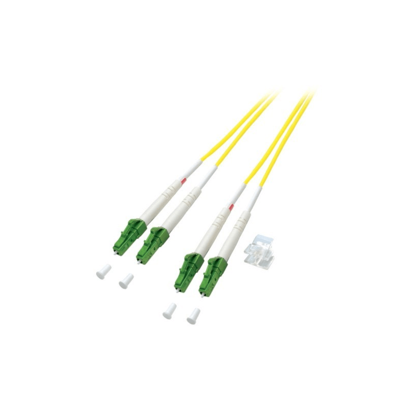 Kabel światłowodowy dupleksowy OS2 LC/APC-LC/APC 20m