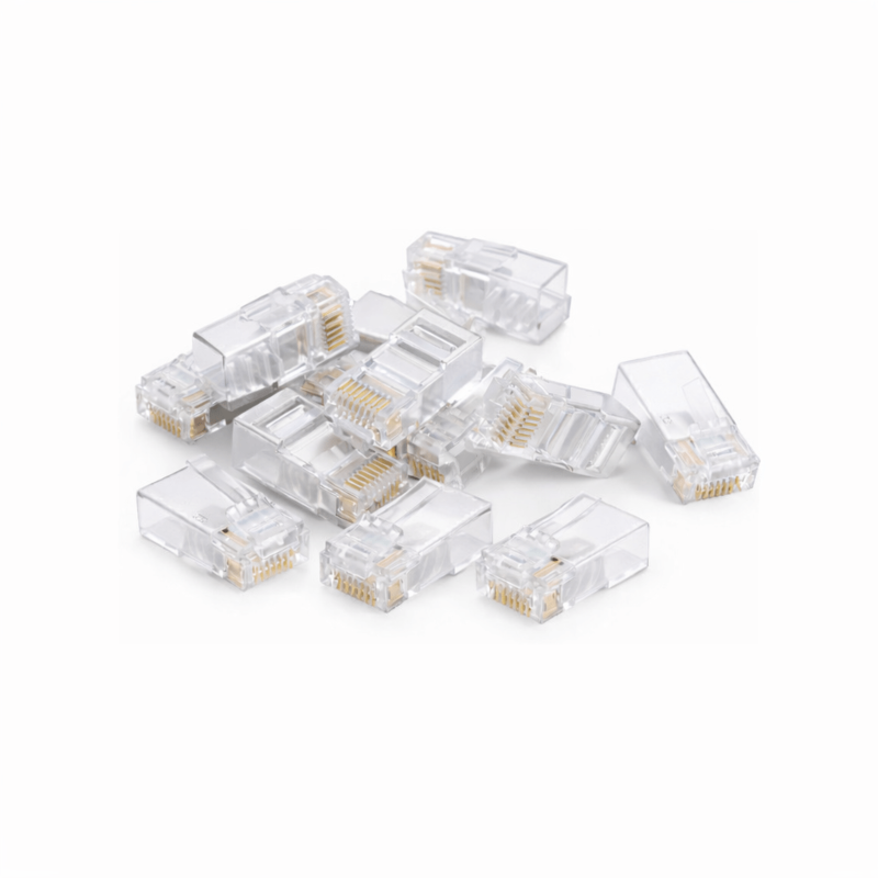 Złącze DANICOM UTP CAT6a RJ45 - do żyły stałej - 10 szt.