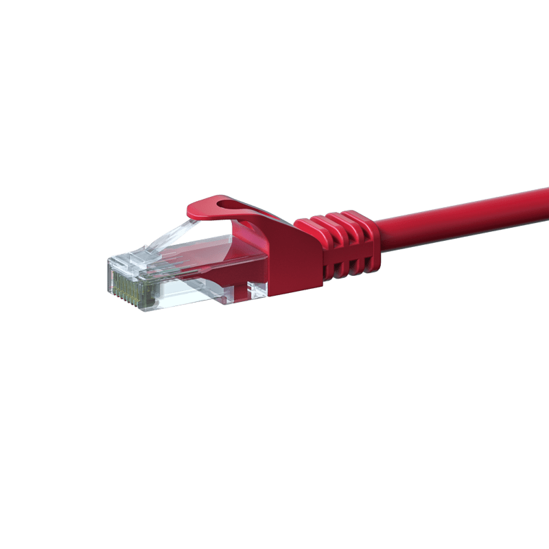 Kabel krosowy UTP CAT6 2m czerwony - CCA
