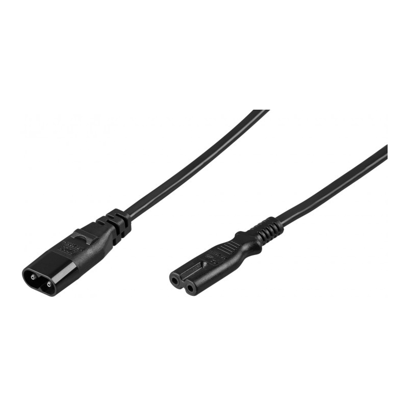 Kabel zasilający C7 do C8 2m czarny