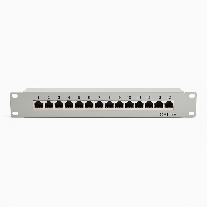 Panel krosowy STP Cat5 10 cali 12 portów
