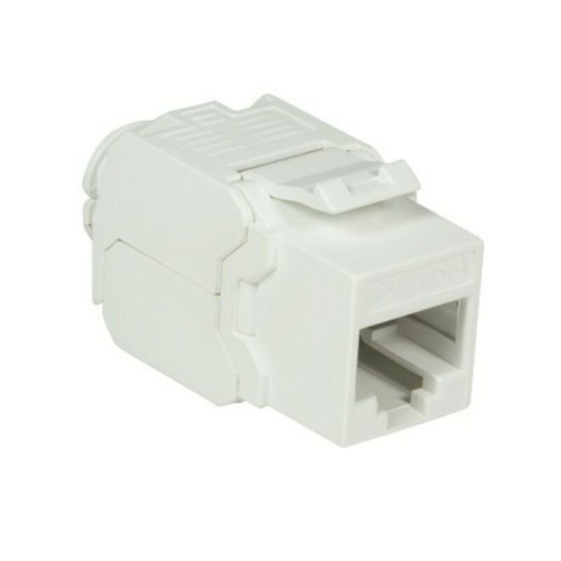 Złącze Keystone CAT6a UTP - beznarzędziowe - białe