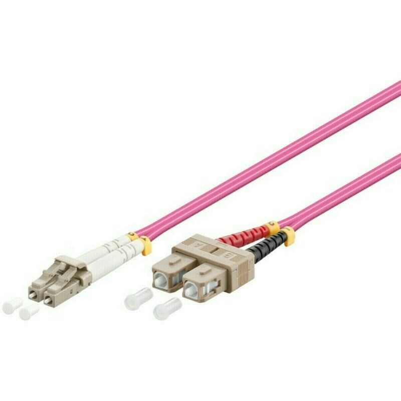 Kabel światłowodowy LC-SC OM4 0,50m