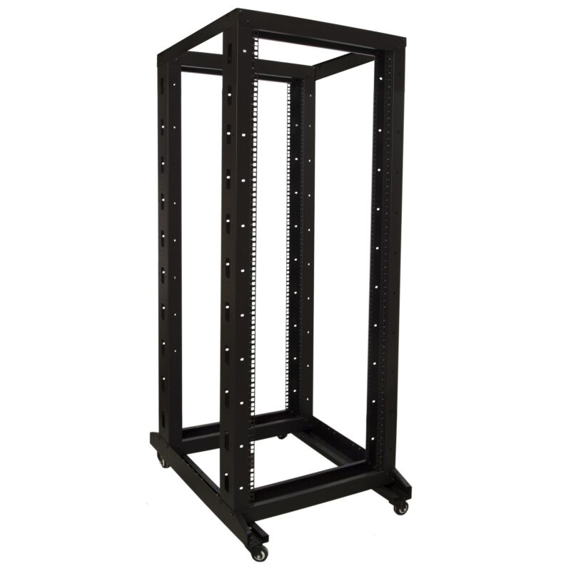 Stojak na przekaźniki 32U na kółkach 600x800x1600mm (szer. x gł. x wys.)