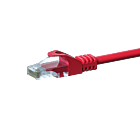 Kabel krosowy UTP CAT5e 3m czerwony - CCA