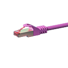 Kabel krosowy CAT6 S/FTP (PIMF) 0,50 m różowy