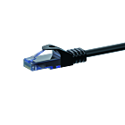 Kabel krosowy UTP CAT6a 5m czarny - 100% miedź