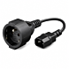 Stroomkabel AC plug naar C14 Type E 0,15m verloop - Penaarde