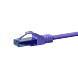 Kabel krosowy UTP CAT6a 2m fioletowy - 100% miedź