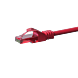 Kabel krosowy UTP CAT6 50m czerwony - 100% miedź