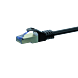 Kabel krosowy CAT6a S/FTP (PIMF) 20m czarny
