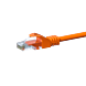Kabel krosowy UTP CAT5e 0,50 m pomarańczowy - CCA