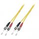Kabel światłowodowy dupleksowy OS2 ST-ST 7,50m