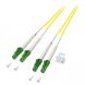 Kabel światłowodowy dupleksowy OS2 LC/APC-LC/APC 2m