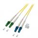 Kabel światłowodowy dupleksowy OS2 LC/APC-LC 1m
