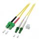 Kabel światłowodowy dupleksowy OS2 LC/APC-SC/APC 3m