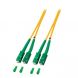 Kabel światłowodowy dupleksowy OS2 SC/APC-SC/APC 15m