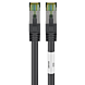 Kabel krosowy Cat8 S/FTP (PIMF) 3m czarny
