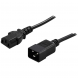 Kabel zasilający C13 do C20 1,80m czarny