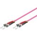 Kabel światłowodowy ST-ST OM4 1m