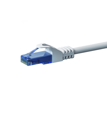Kabel krosowy UTP CAT6a 2m biały - 100% miedź