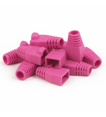Przepustka DANICOM RJ45 Różowa - 10 sztuk