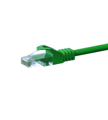 Kabel krosowy UTP CAT5e 5m zielony - 100% miedź