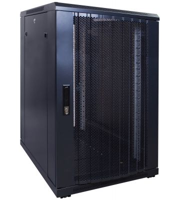 Szafa serwerowa 18U z drzwiami perforowanymi 600x800x1000mm (szer. x gł. x wys.)