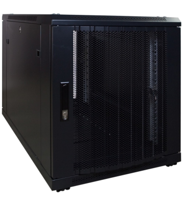 Mini szafa serwerowa 12U z drzwiami perforowanymi 600x1200x720mm (szer. x gł. x wys.)